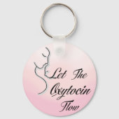 Inspirerend prijsaanduiding voor borstvoeding sleutelhanger (Voorkant)