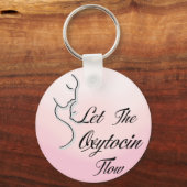 Inspirerend prijsaanduiding voor borstvoeding sleutelhanger (Achterkant)