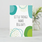 Inspirerend prijsopgave Abstract Kaart (Staand voorkant)