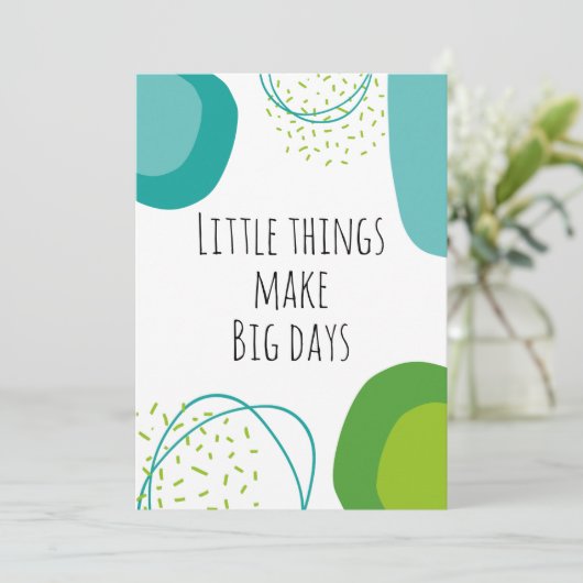 Inspirerend prijsopgave Abstract Kaart (Staand voorkant)