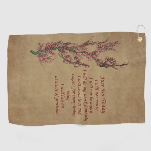 Inspirerend prijsopgave alleen voor vandaag golfhanddoek (Horizontaal)