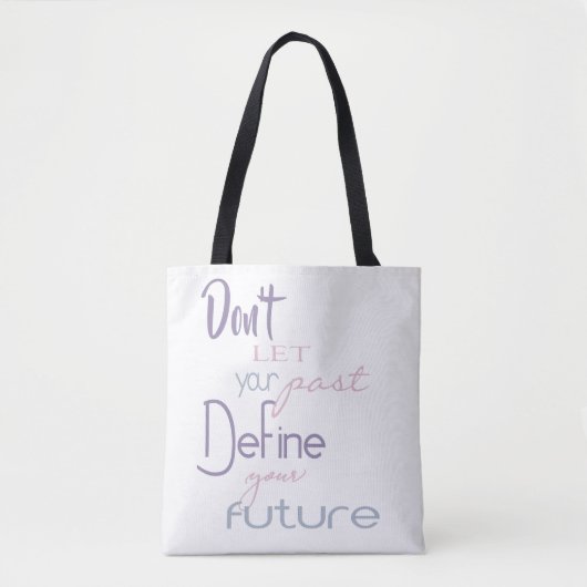 Inspirerend prijsopgave - Bepaal uw toekomst Tote Bag (Voorkant)