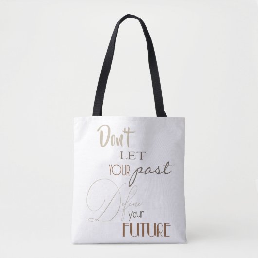 Inspirerend prijsopgave - Bepaal uw toekomst Tote Bag (Voorkant)