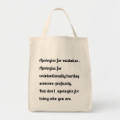 Inspirerend prijsopgave |cadeauvrouwen canvas tas (Voorkant)