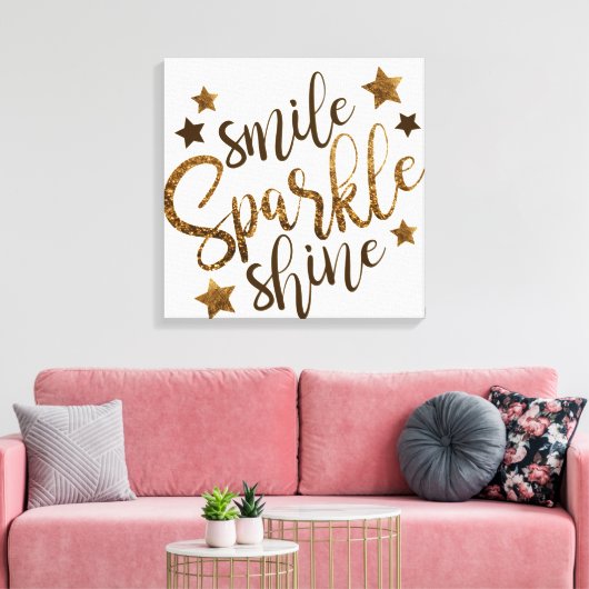 Inspirerend prijsopgave canvas afdruk (Insitu (Woonkamer))