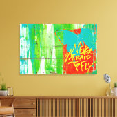 Inspirerend prijsopgave canvas afdruk (Insitu (Woonkamer))
