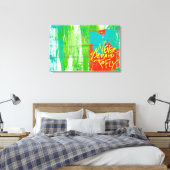 Inspirerend prijsopgave canvas afdruk (Insitu (Slaapkamer))
