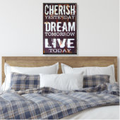 Inspirerend prijsopgave canvas afdruk (Insitu (Slaapkamer))