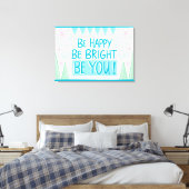 Inspirerend prijsopgave canvas afdruk (Insitu (Slaapkamer))