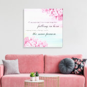 Inspirerend prijsopgave canvas afdruk (Insitu (Woonkamer))