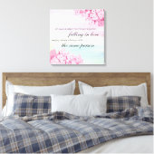 Inspirerend prijsopgave canvas afdruk (Insitu (Slaapkamer))