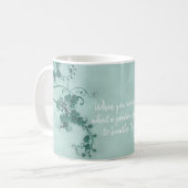 Inspirerend prijsopgave | Dagelijkse dankbaarheid  Koffiemok (Voorkant links)