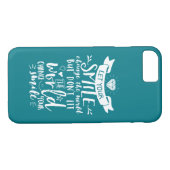 Inspirerend prijsopgave: een gelukkige glimlach ve Case-Mate iPhone case (Achterkant (Horizontaal))