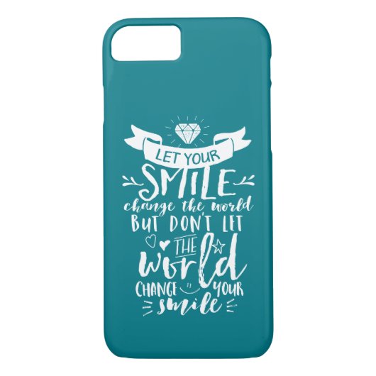 Inspirerend prijsopgave: een gelukkige glimlach ve Case-Mate iPhone case (Achterkant)