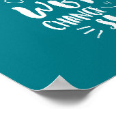 Inspirerend prijsopgave: een gelukkige glimlach ve poster (Hoek)