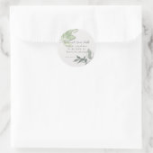 Inspirerend prijsopgave en bijbelversie ronde sticker (Tas)