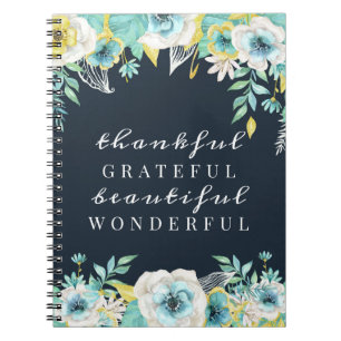 Inspirerend prijsopgave — Floral notebook en jou Notitieboek