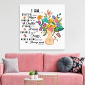 Inspirerend prijsopgave/Gezegden/libel Canvas Afdruk (Insitu (Woonkamer))