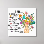 Inspirerend prijsopgave/Gezegden/libel Canvas Afdruk (Voorkant)