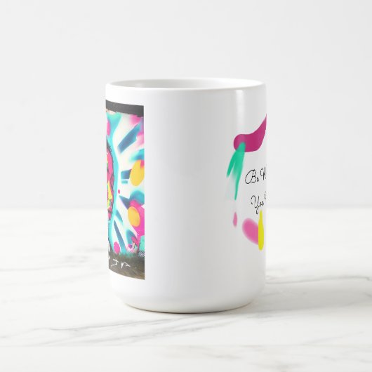 Inspirerend prijsopgave | Graffiti Kunst Vrouw Magische Mok (Midden)