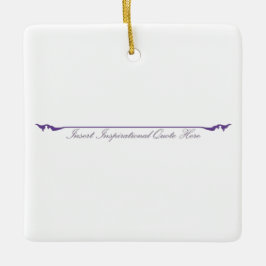 Inspirerend prijsopgave hier invoegen - Paarse Keramisch Ornament