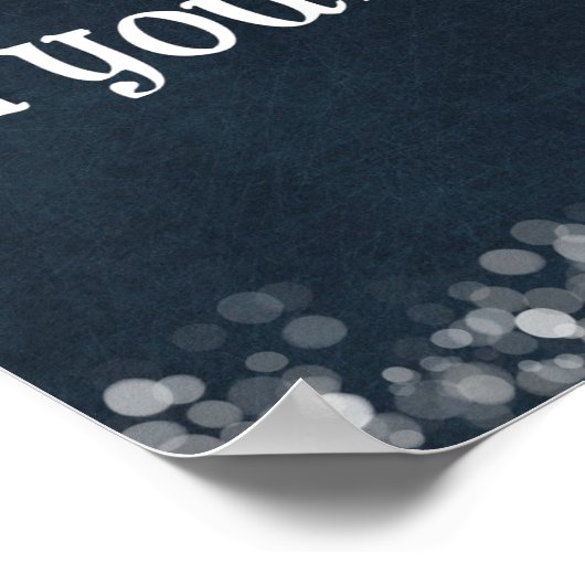 Inspirerend prijsopgave: houd een lied in je hart poster (Hoek)