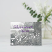 Inspirerend prijsopgave is nooit bang voor Sparkle Briefkaart (Staand voorkant)