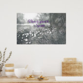 Inspirerend prijsopgave is nooit bang voor Sparkle Poster (Keuken)