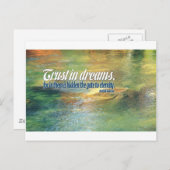 Inspirerend prijsopgave -- Kahlil Gibran Briefkaart (Voorkant / Achterkant)