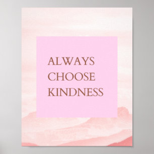 Inspirerend prijsopgave Kies altijd knoppen Poster