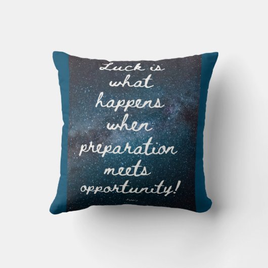 Inspirerend prijsopgave kussen (Achterkant)