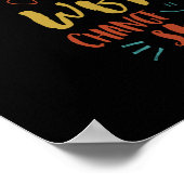 Inspirerend prijsopgave laat ons glimlachen de wer poster (Hoek)