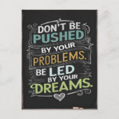 Inspirerend prijsopgave: laat u niet door uw briefkaart (Voorkant)