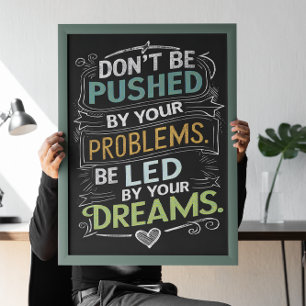 Inspirerend prijsopgave: laat u niet door uw poster