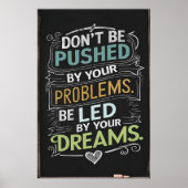 Inspirerend prijsopgave: laat u niet door uw poster (Voorkant)