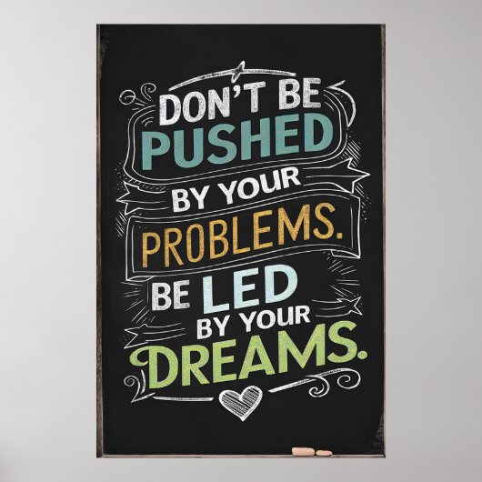 Inspirerend prijsopgave: laat u niet door uw poster (Voorkant)