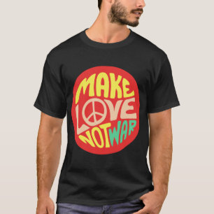Inspirerend prijsopgave. Maak liefde niet oorlog S T-shirt