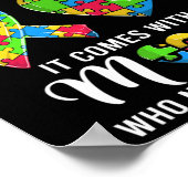 Inspirerend prijsopgave — Mam Autism Awareness Wo Poster (Hoek)