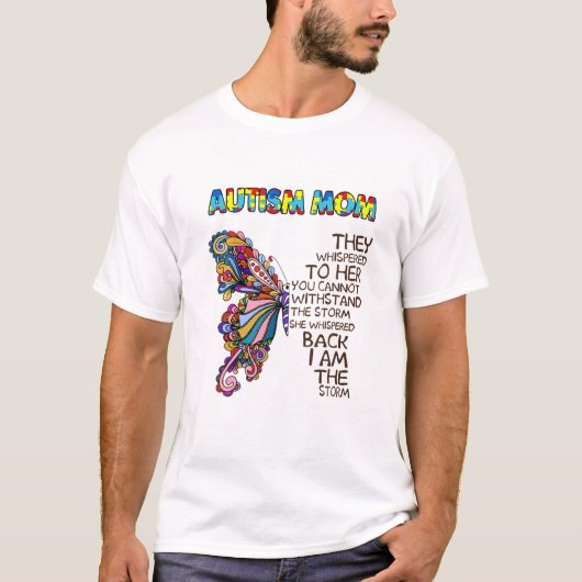 Inspirerend prijsopgave — Mam Autism Awareness Wo T-shirt (Voorkant)