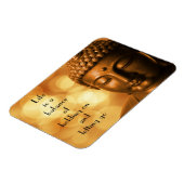 Inspirerend prijsopgave met een Boeddha-Afbeelding Magneet (Linkerzijde)