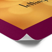 Inspirerend prijsopgave met een Boeddha-Afbeelding Poster (Hoek)