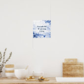 Inspirerend prijsopgave | Motivatie Niet opgeven Poster (Keuken)