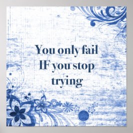 Inspirerend prijsopgave | Motivatie Niet opgeven Poster