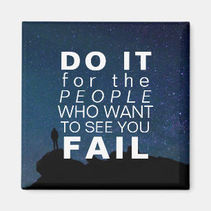 Inspirerend prijsopgave Motivatie successterren Magneet