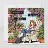 Inspirerend prijsopgave | Neem de tijd voor jezelf (Voorkant)