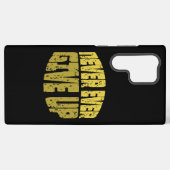 Inspirerend prijsopgave - nooit opgeven samsung galaxy hoesje (Achterkant horizontaal)