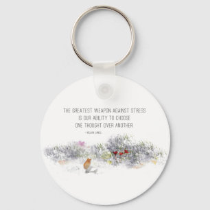 Inspirerend prijsopgave op stress sleutelhanger