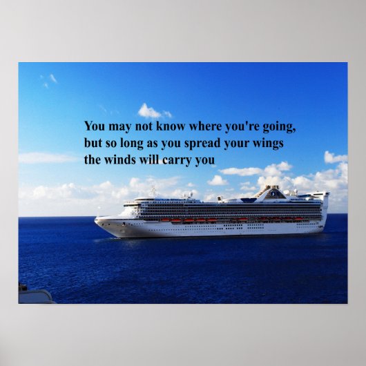 Inspirerend prijsopgave Op weg naar leven Poster (Voorkant)