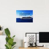 Inspirerend prijsopgave Op weg naar leven Poster (Thuiskantoor)