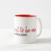 Inspirerend prijsopgave op witte Mok (Voorkant rechts)